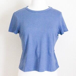 GAP Organic Cotton Vintage Shrunken T-Shirt Small Bainbridge Blue S